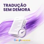 Tradução sem demora, rápida do início à entrega
