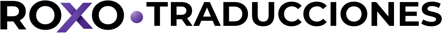 Logotipo de Roxo Traducciones