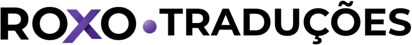 Logotipo da Roxo Traduções