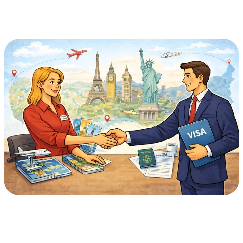 Translation partnership for visa and travel agencies