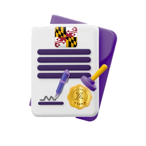 Traducción de documentos en Maryland: actas, diplomas y documentos oficiales