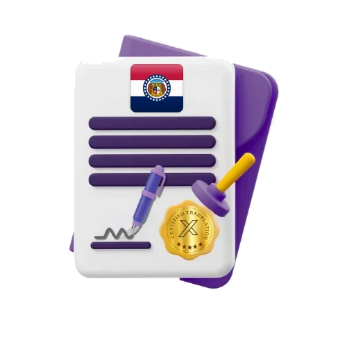 Tradução de documentos no Missouri: certidões, diplomas e documentos oficiais