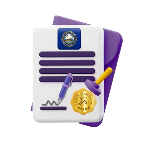 Traducción de documentos en Nuevo Hampshire: actas, diplomas y documentos oficiales