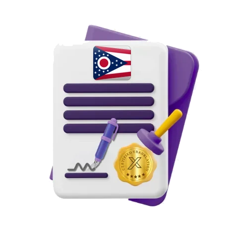 Tradução de documentos em Ohio: certidões, diplomas e documentos oficiais