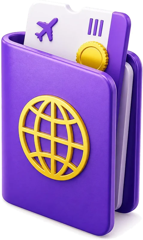 Traducción de pasaporte: ilustración 3D del documento