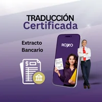 Traducción certificada de extracto bancario