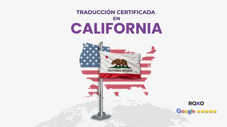 Traducción certificada en California para USCIS, actas de nacimiento, licencias de conducir y documentos oficiales.