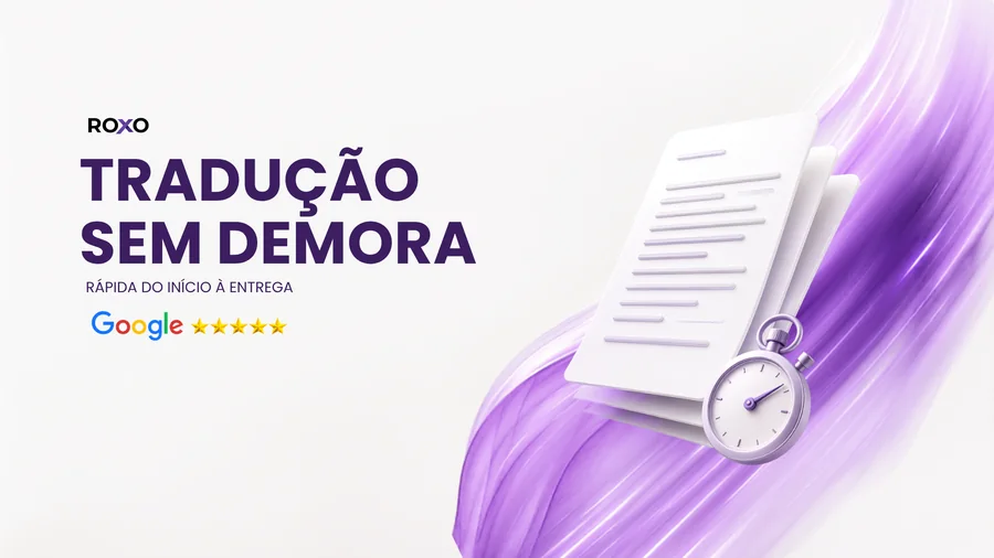 Tradução sem demora, rápida do início à entrega, Roxo Traduções