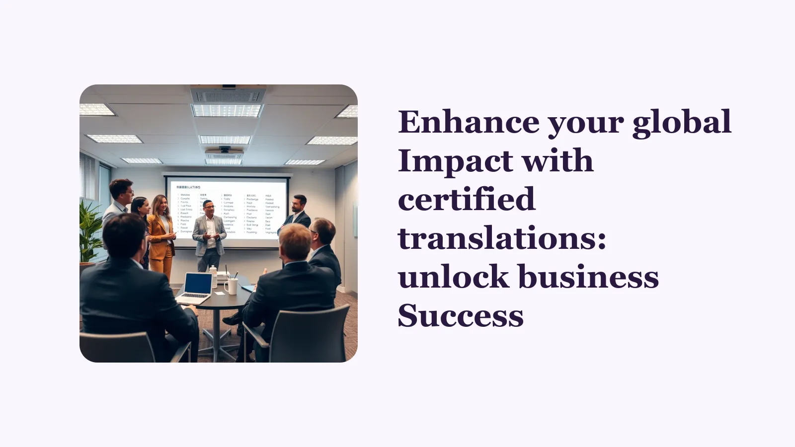 Enhance your global Impact with certified translations: unlock business Success