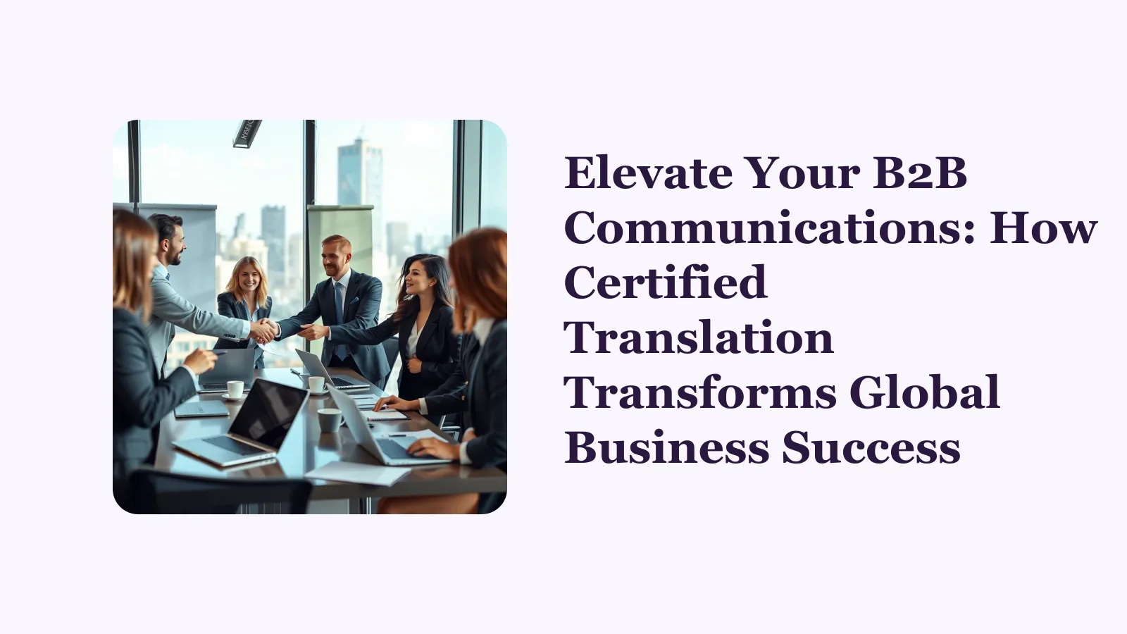 Elevate Your B2B Communications: How Certified Translation Transforms Global Business Success