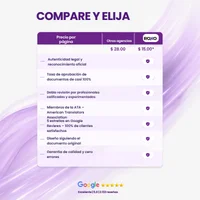 Cómo comparar agencias de traducción certificada antes de contratar