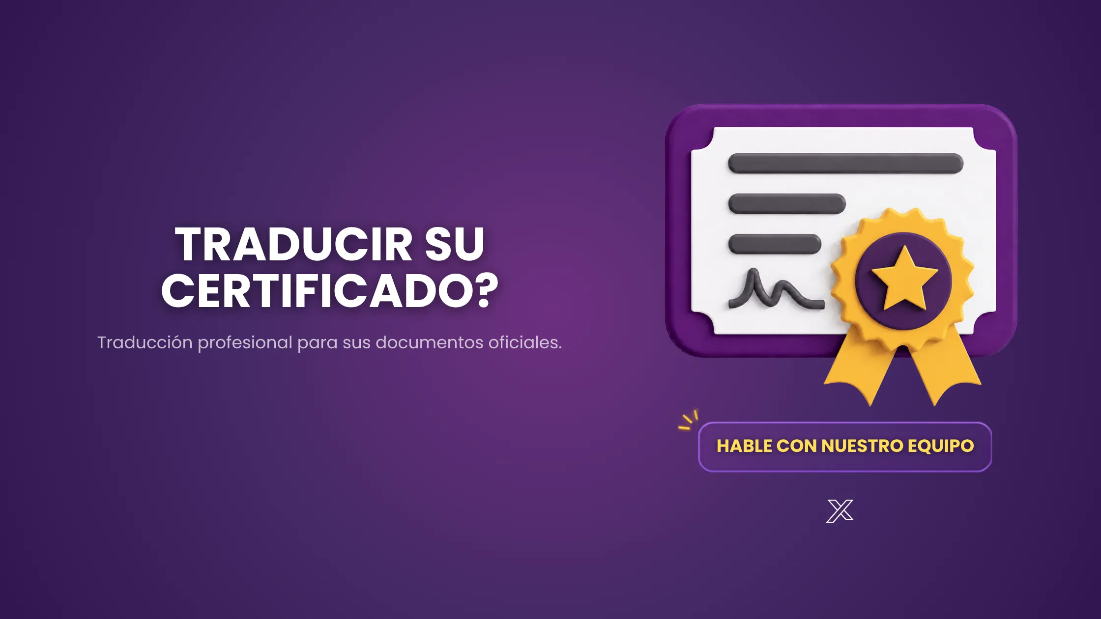 Certificado oficial con sello dorado: traducción certificada de certificados, Roxo Traducciones