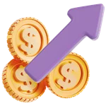 Ícone do setor financeiro para traduções certificadas
