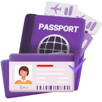 Ícone do setor de imigração para traduções certificadas aceitas pelo USCIS