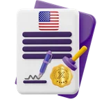 Ícono de traducción certificada aceptada en Estados Unidos por Roxo Traducciones