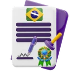 Ícono de traducción jurada oficial aceptada en Brasil y en el exterior