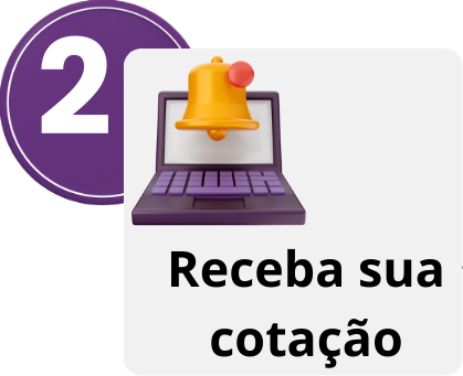 Etapa 2 do processo: receba o orçamento de tradução em até 5 minutos