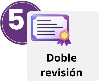 Paso 5 del proceso: doble revisión de la traducción certificada para máxima precisión
