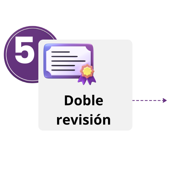 Paso 5 del proceso: doble revisión de la traducción certificada para máxima precisión