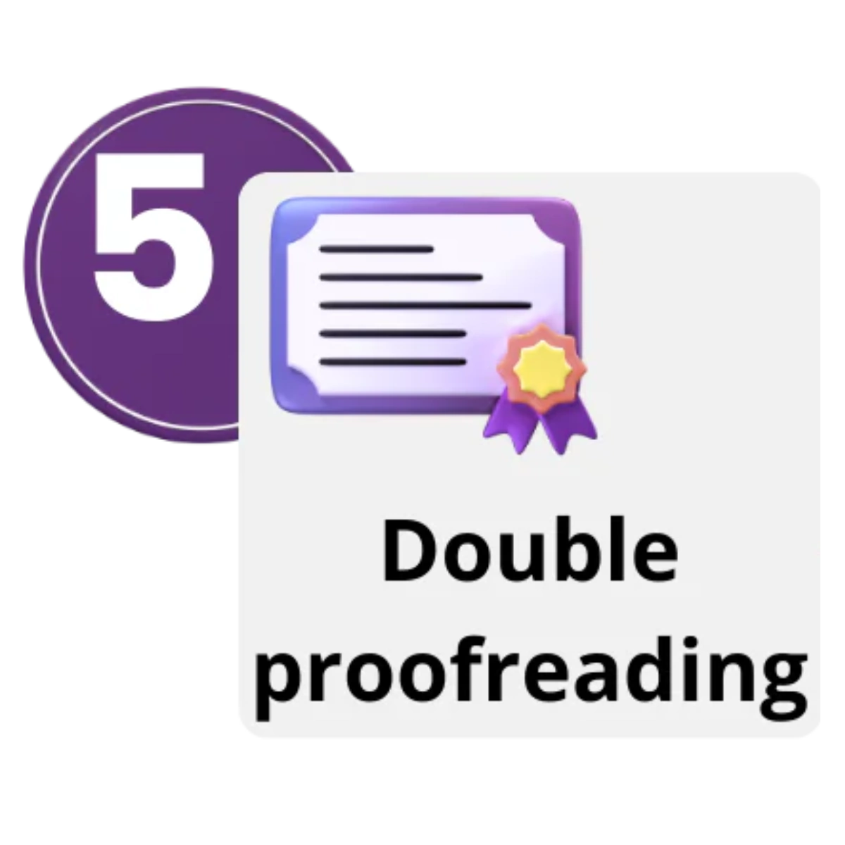 Step 5 – Quality review of certified translation
