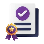 Grid of document type icons including birth certificate, medical records, diploma, and legal contracts