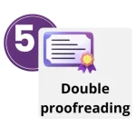 Step 5 – Quality review of certified translation