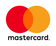 Aceitamos pagamentos com cartão Mastercard