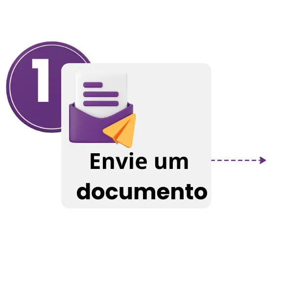 Enviar documento para tradução certificada nos EUA