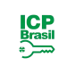 Logotipo do ICP Brasil, infraestrutura oficial de certificação digital do governo brasileiro