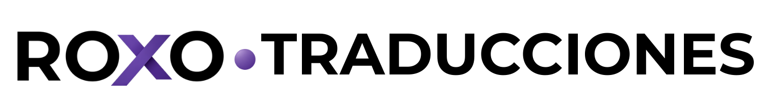 Logotipo de Roxo Traducciones