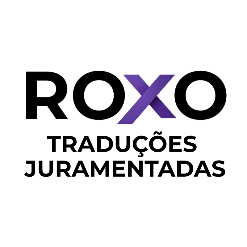 Logotipo da Roxo Traduções Juramentadas
