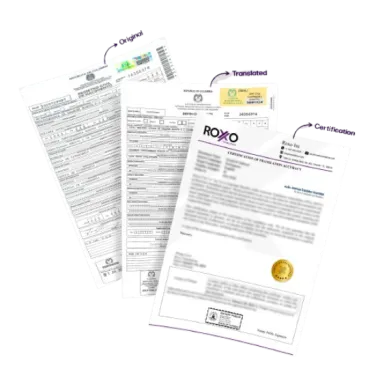 Documentos brasileiros traduzidos para o inglês com tradução certificada aceita nos EUA