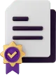 Certidão de óbito em portfólio de tradução profissional certificada